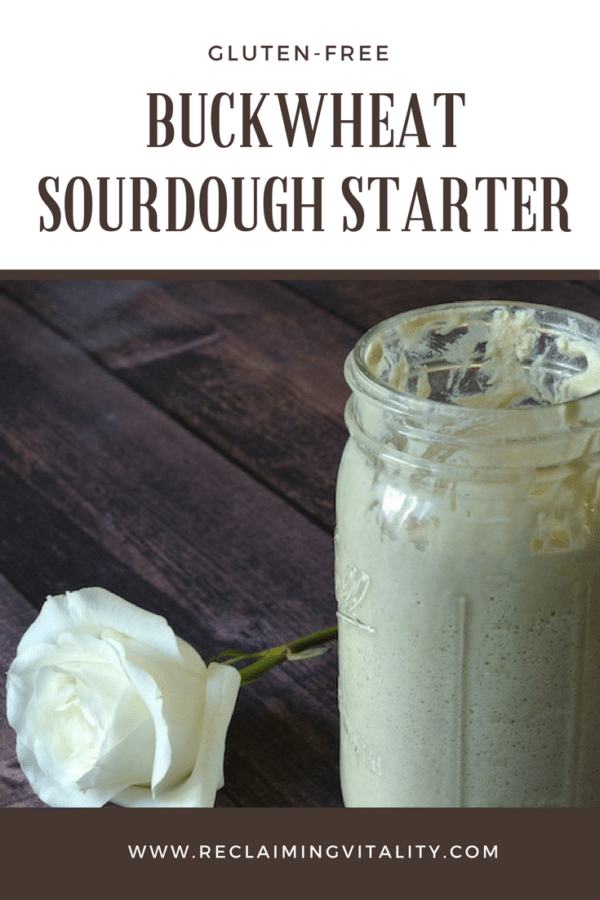 How to Make and Maintain a Buckwheat Sourdough Starter (Gluten-Free)