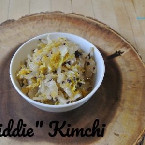 How to Make Kid-Friendly Kimchi #kimchi kid-friendlykimchi #fermentedfoods #kraut #sauerkraut #traditionalfoods #preobiotics #guthealth #microbiome #reclaimingvitality