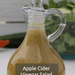 Raw Apple Cider Vinegar Salad Dressing