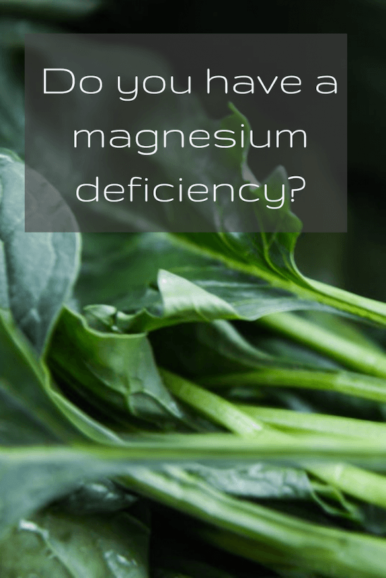 Do you have a magnesium deficiency?