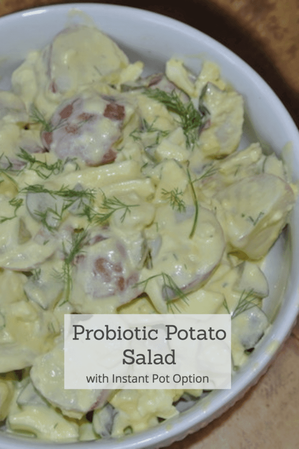 Probiotic Potato Salad with Instant Pot Option