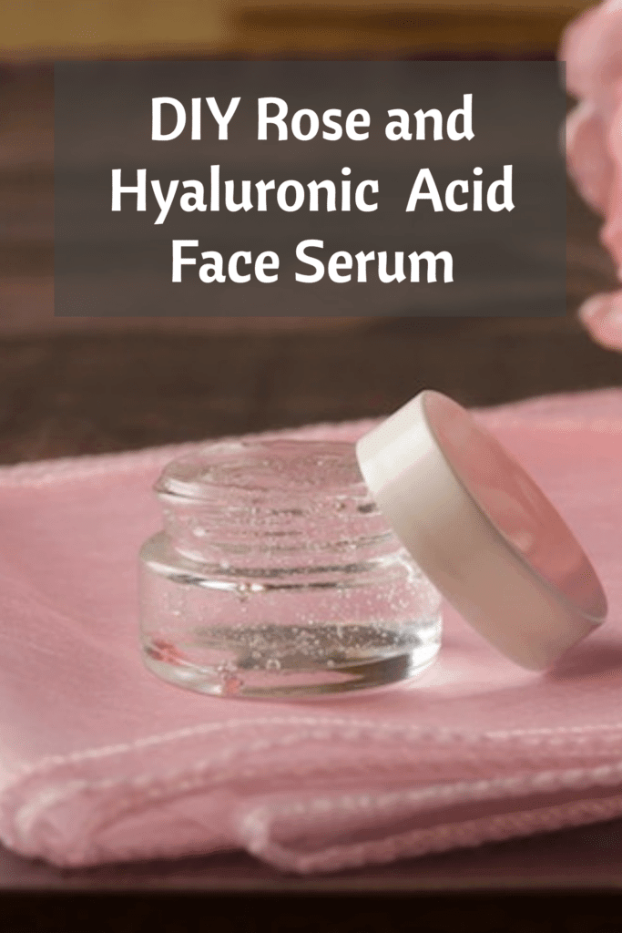 DIY Rose and Hyaluronic Acid Face Serum