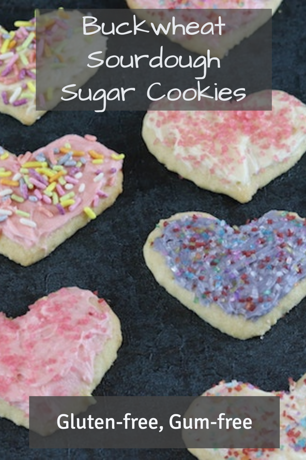 Buckwheat Sourdough Sugar Cookies (Glutenfree, Additivefree