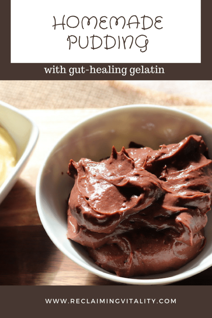 Homemade Pudding with Gut-Healing Gelatin