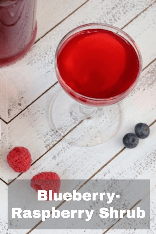 Blueberry Raspberry Shrub